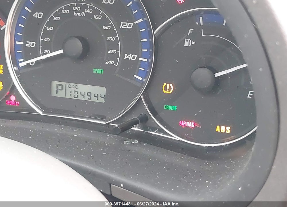 2010 SUBARU FORESTER 2.5X VIN: JF2SH6BC2AH902715