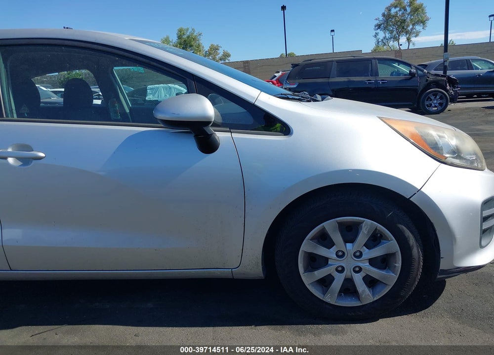 2016 KIA RIO LX VIN: KNADM5A34G6676208
