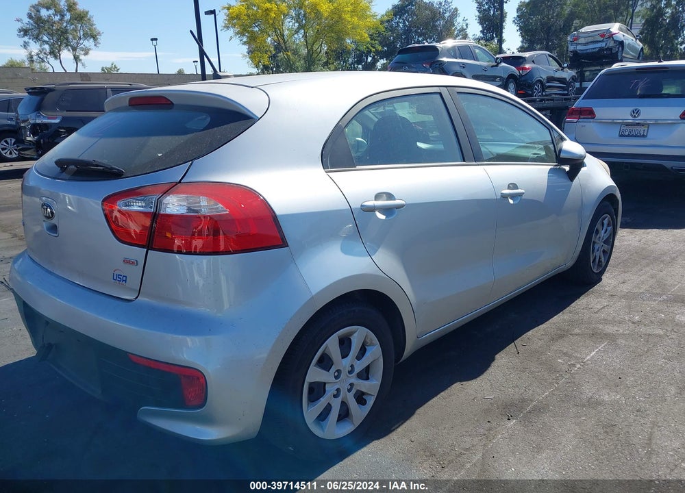 2016 KIA RIO LX VIN: KNADM5A34G6676208