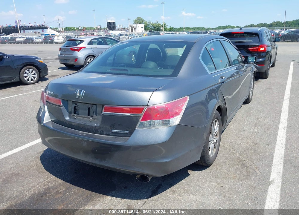 2012 HONDA ACCORD 2.4 SE VIN: 1HGCP2F63CA198685
