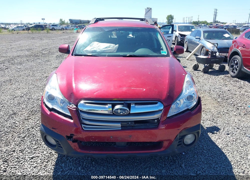 2013 SUBARU OUTBACK 2.5I PREMIUM VIN: 4S4BRBCC2D3234544