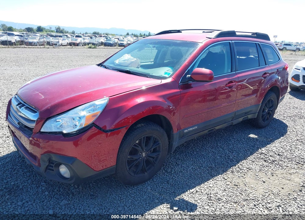 2013 SUBARU OUTBACK 2.5I PREMIUM VIN: 4S4BRBCC2D3234544