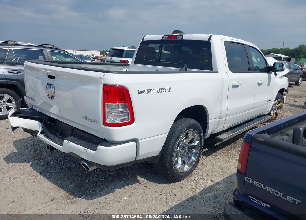2022 RAM 1500 BIG HORN 4X4 5'7 BOX VIN: 1C6SRFFT4NN381405