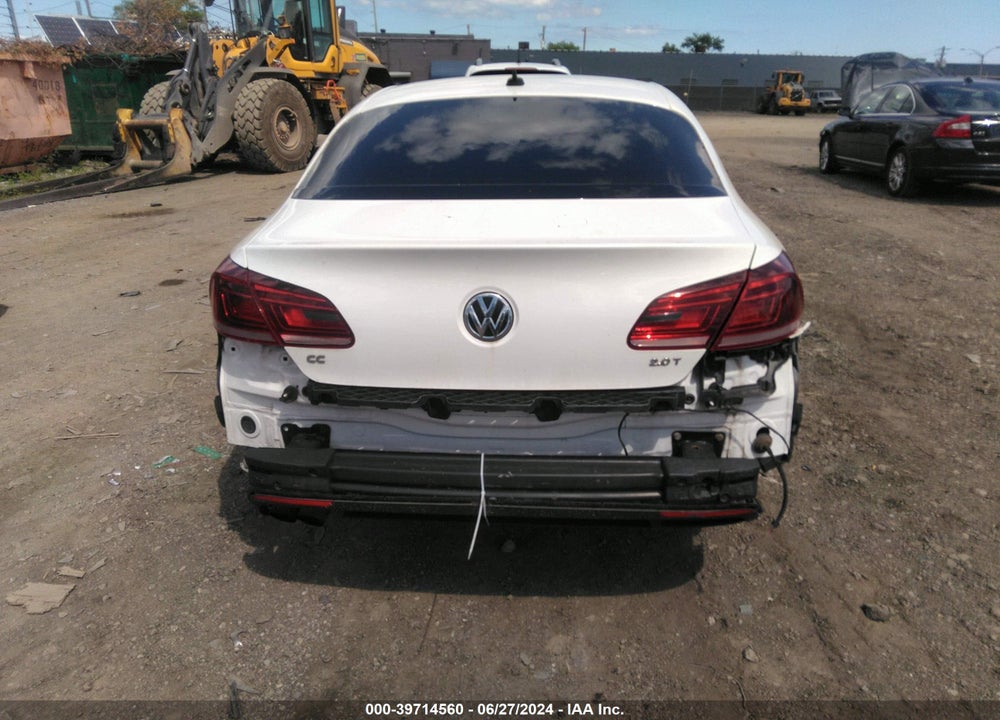 2014 VOLKSWAGEN CC 2.0T SPORT VIN: WVWBP7AN7EE507267