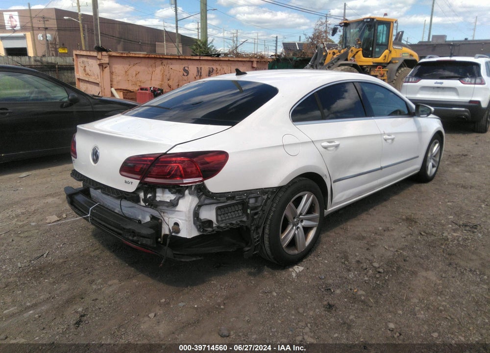 2014 VOLKSWAGEN CC 2.0T SPORT VIN: WVWBP7AN7EE507267