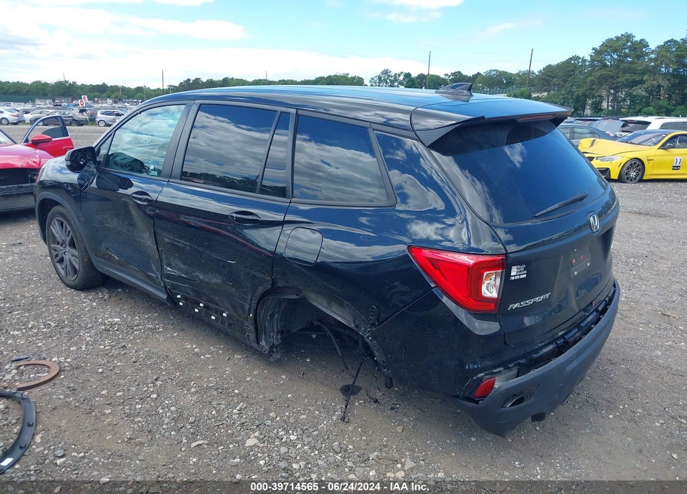 2021 HONDA PASSPORT AWD EX-L VIN: 5FNYF8H54MB017326