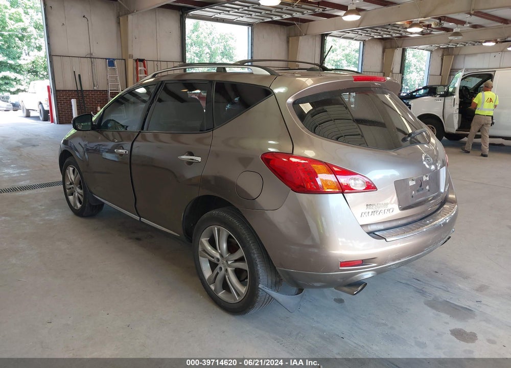 2010 NISSAN MURANO LE VIN: JN8AZ1MW2AW125146