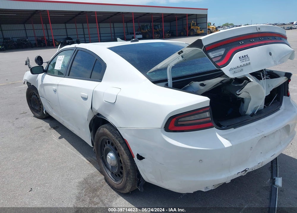 2016 DODGE CHARGER POLICE VIN: 2C3CDXKT1GH319659