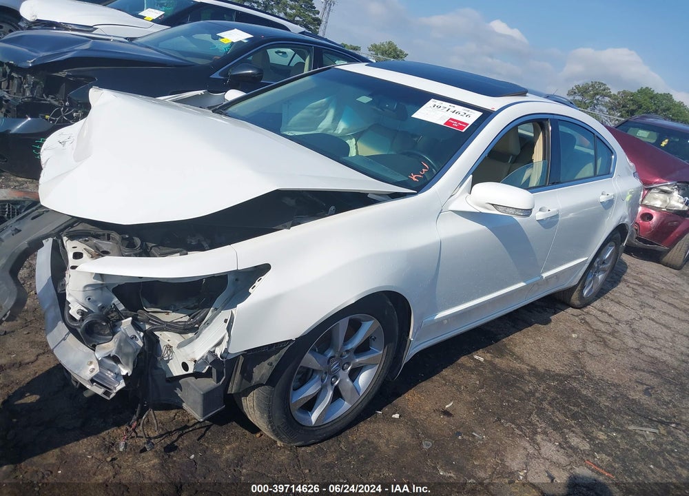 2012 ACURA TL 3.5 VIN: 19UUA8F22CA006758