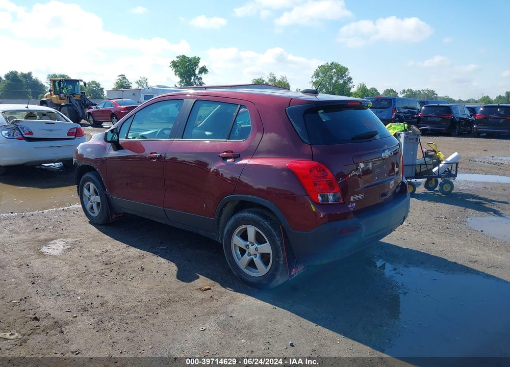 2016 CHEVROLET TRAX 1LS VIN: 3GNCJNSB7GL234033