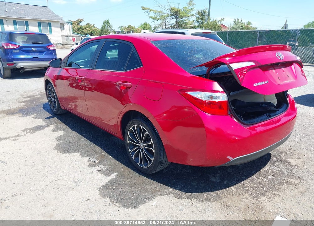 2016 TOYOTA COROLLA S PLUS VIN: 2T1BURHE0GC743789