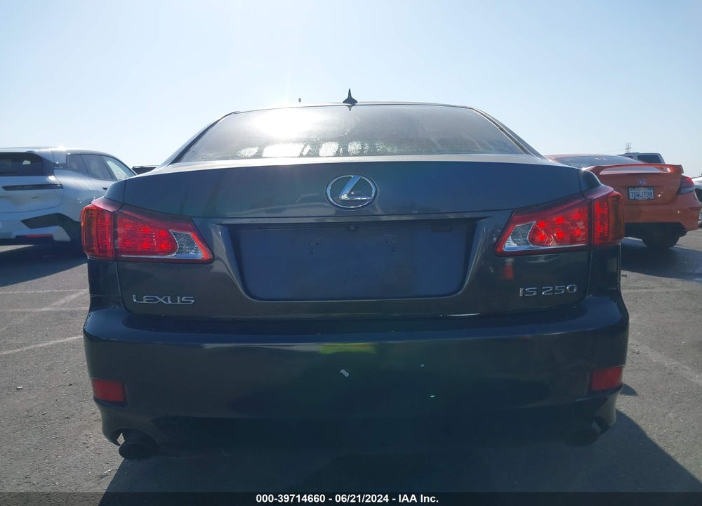 2009 LEXUS IS 250 VIN: JTHBK262095104185