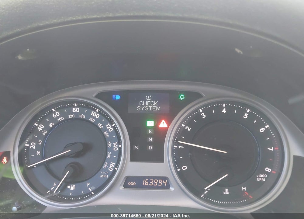 2009 LEXUS IS 250 VIN: JTHBK262095104185