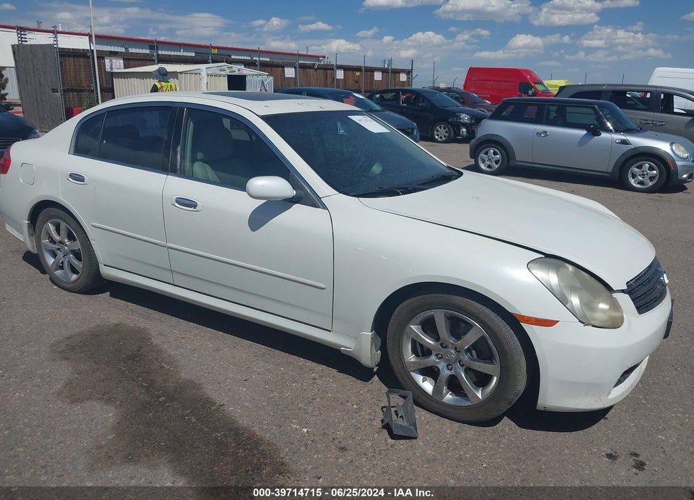 2006 INFINITI G35 VIN: JNKCV51E46M501589