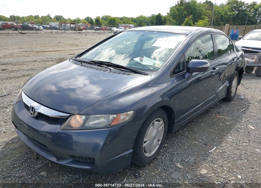 2010 HONDA CIVIC HYBRID VIN: JHMFA3F28AS001175