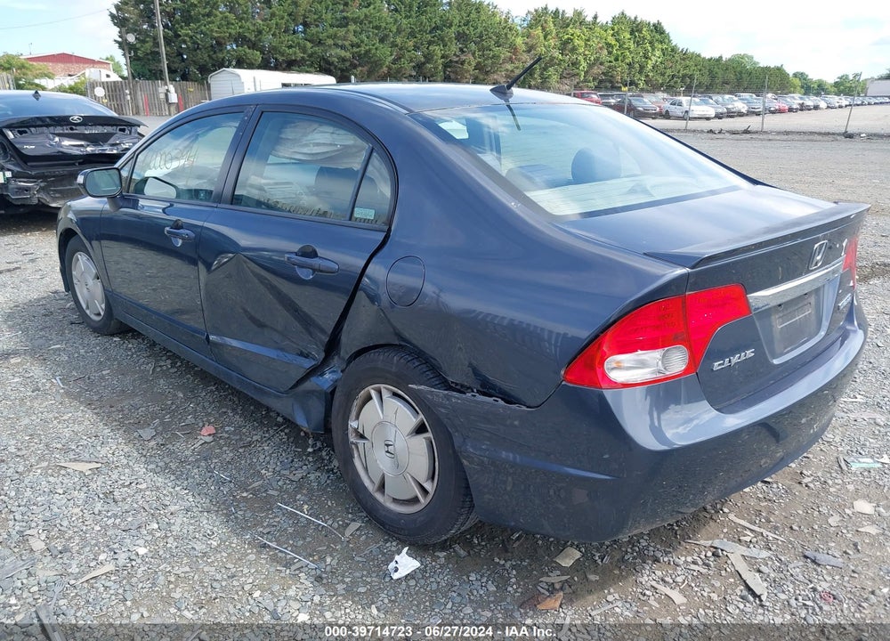 2010 HONDA CIVIC HYBRID VIN: JHMFA3F28AS001175