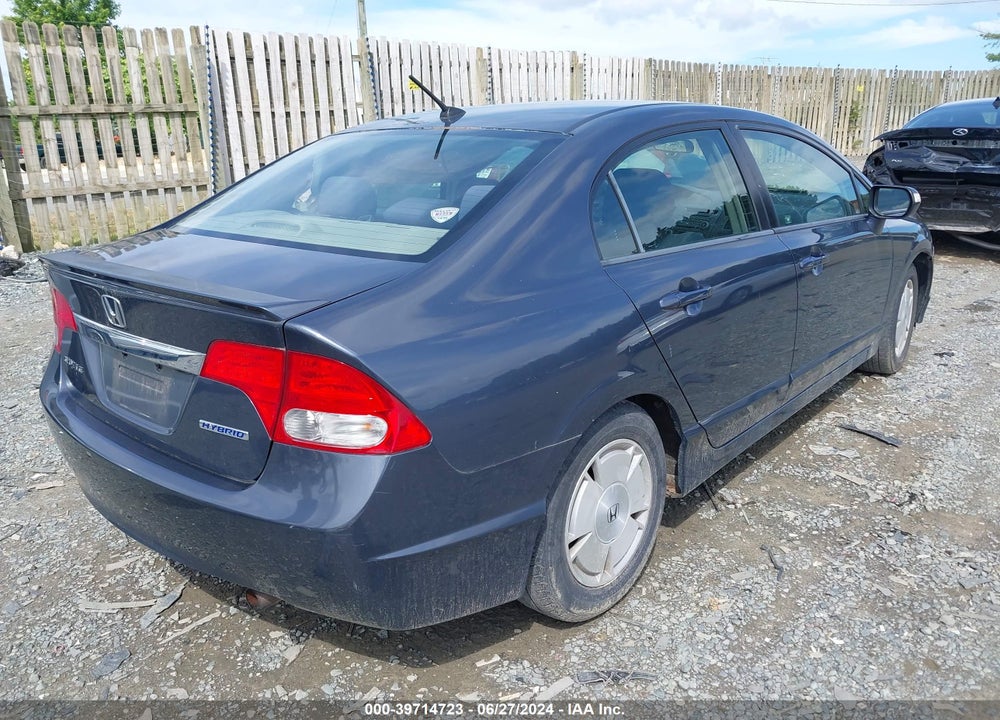 2010 HONDA CIVIC HYBRID VIN: JHMFA3F28AS001175