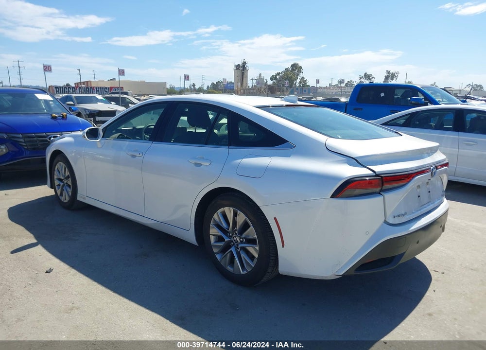2022 TOYOTA MIRAI XLE VIN: JTDAAAAA8NA007231
