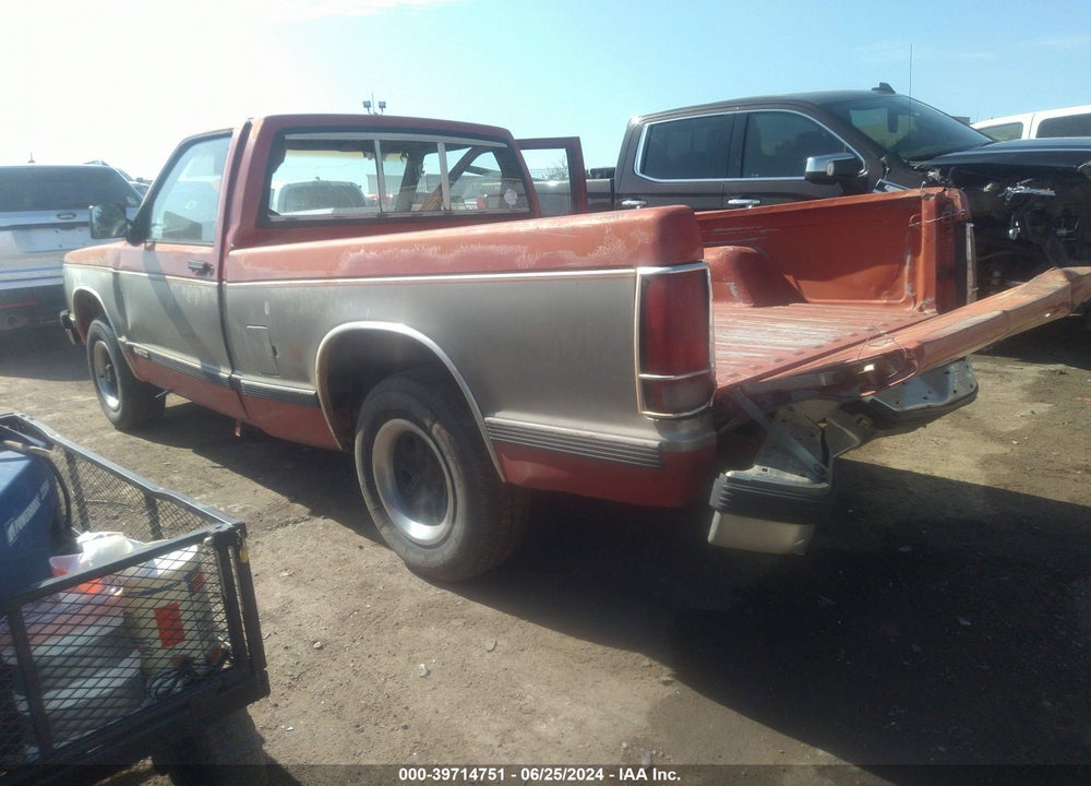 1991 CHEVROLET S TRUCK S10 VIN: 1GCCS14R8M8292266