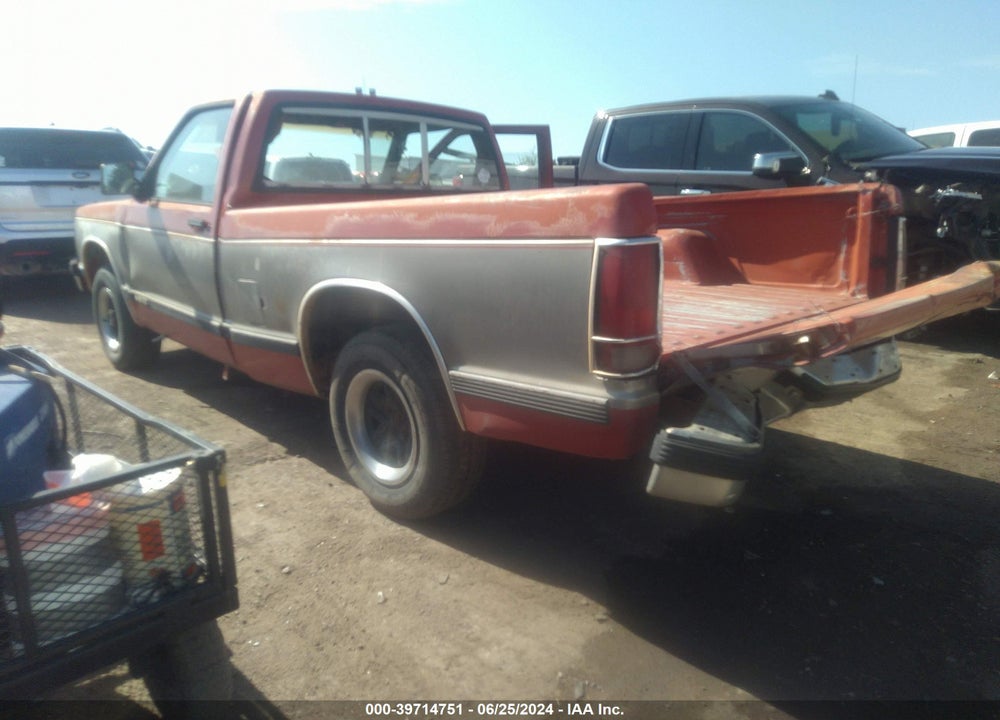 1991 CHEVROLET S TRUCK S10 VIN: 1GCCS14R8M8292266