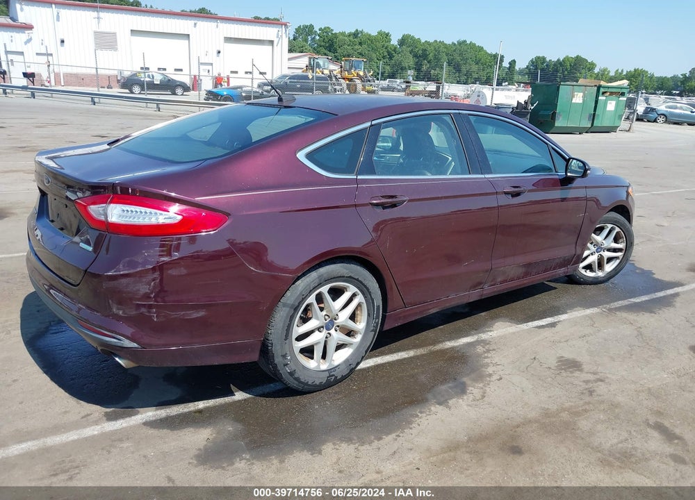 2013 FORD FUSION SE VIN: 3FA6P0HR0DR182738