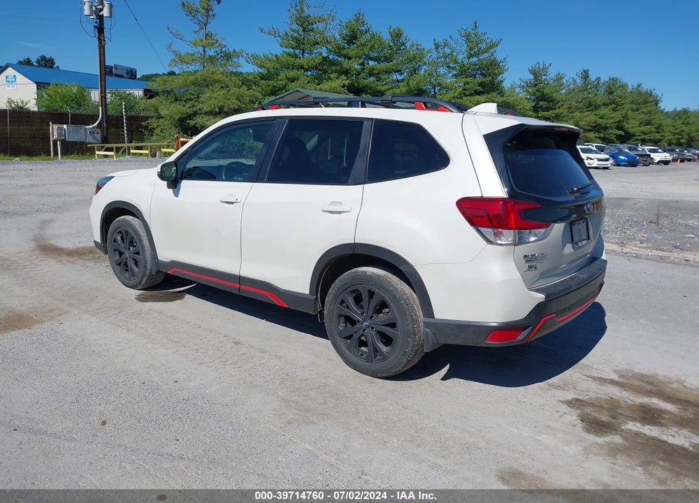 2019 SUBARU FORESTER SPORT VIN: JF2SKAPC1KH563511