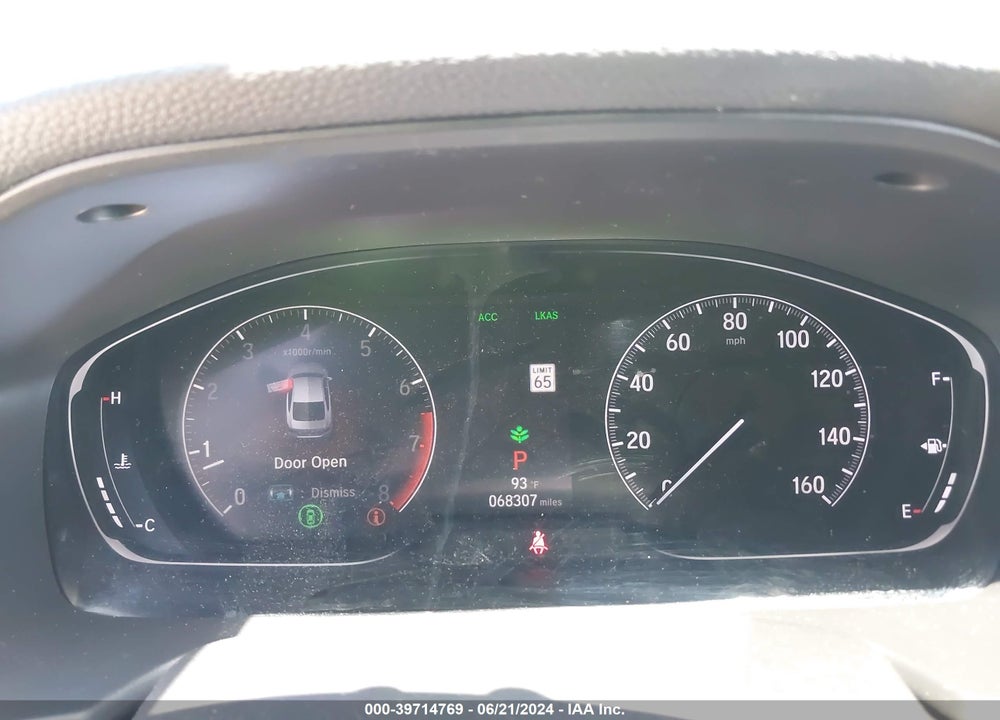2020 HONDA ACCORD SPORT VIN: 1HGCV1F36LA037950