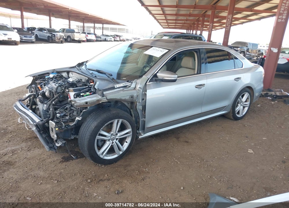 2013 VOLKSWAGEN PASSAT 2.0L TDI SE VIN: 1VWBN7A39DC078855