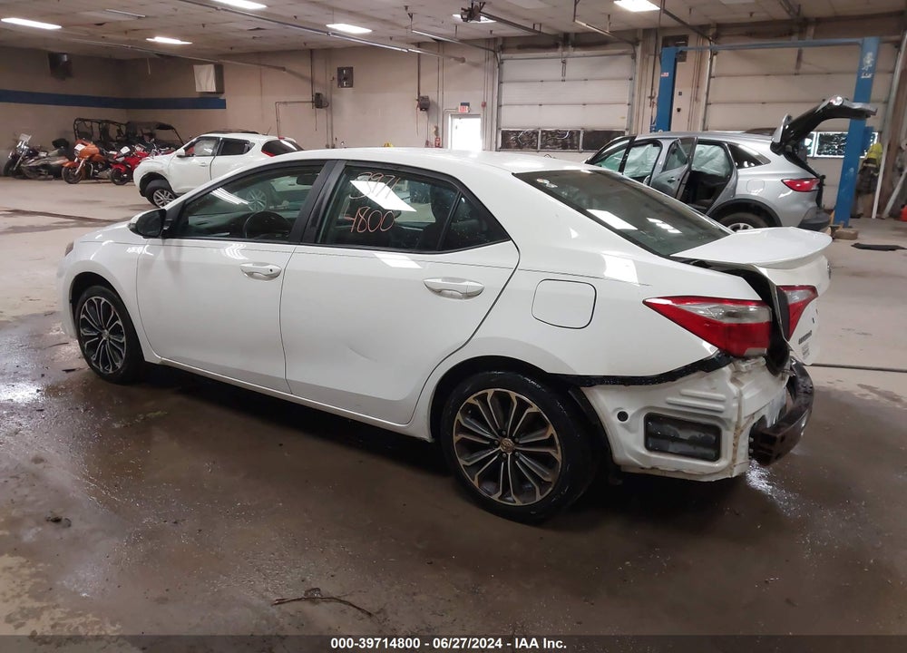 2015 TOYOTA COROLLA S PLUS VIN: 2T1BURHE9FC340733