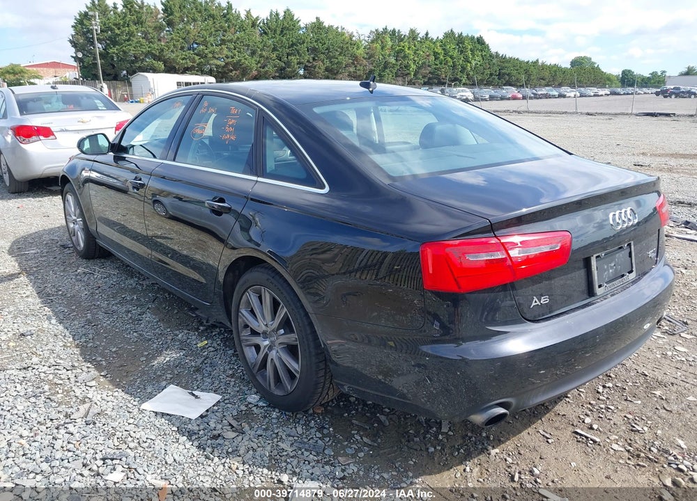 2014 AUDI A6 3.0T PREMIUM PLUS VIN: WAUFGAFC2EN151166