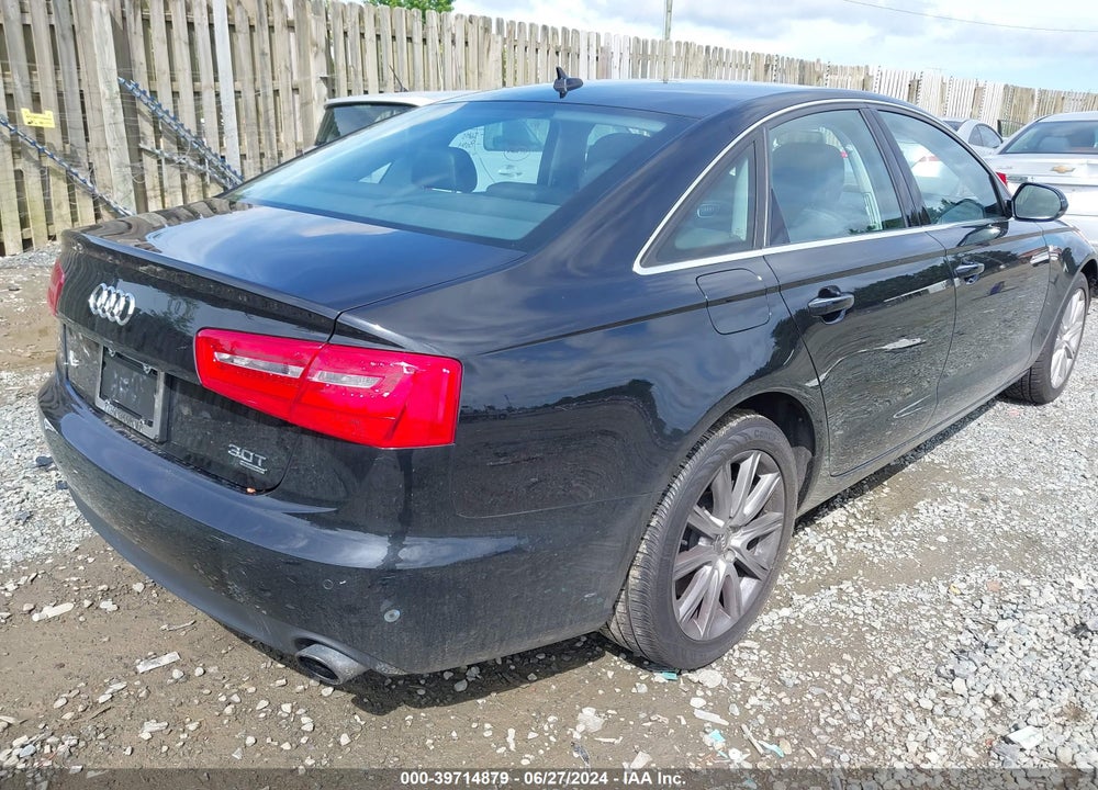 2014 AUDI A6 3.0T PREMIUM PLUS VIN: WAUFGAFC2EN151166