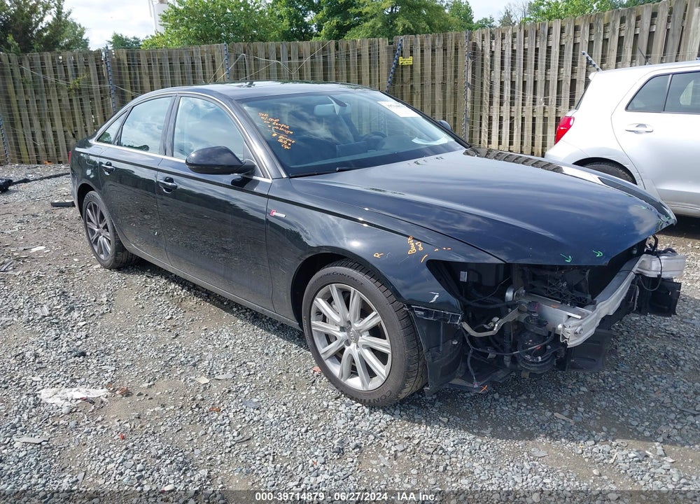 2014 AUDI A6 3.0T PREMIUM PLUS VIN: WAUFGAFC2EN151166