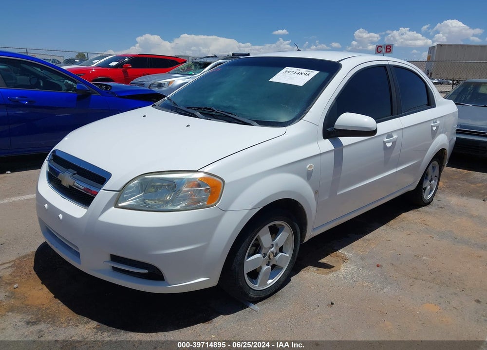 2008 CHEVROLET AVEO LS VIN: KL1TD56638B165011