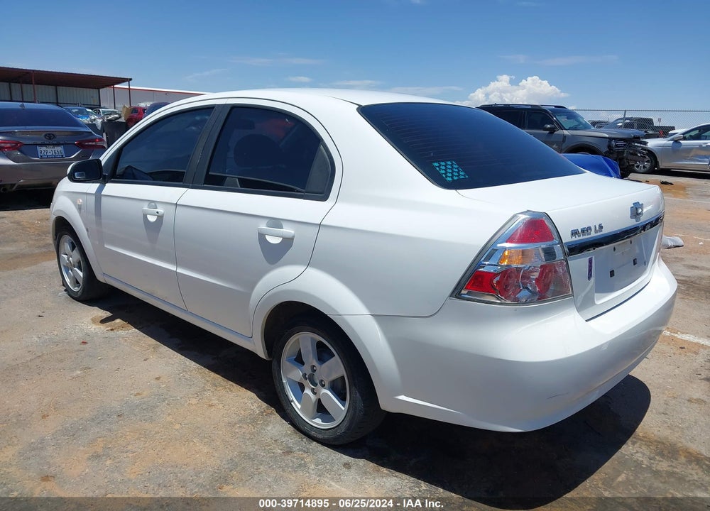 2008 CHEVROLET AVEO LS VIN: KL1TD56638B165011