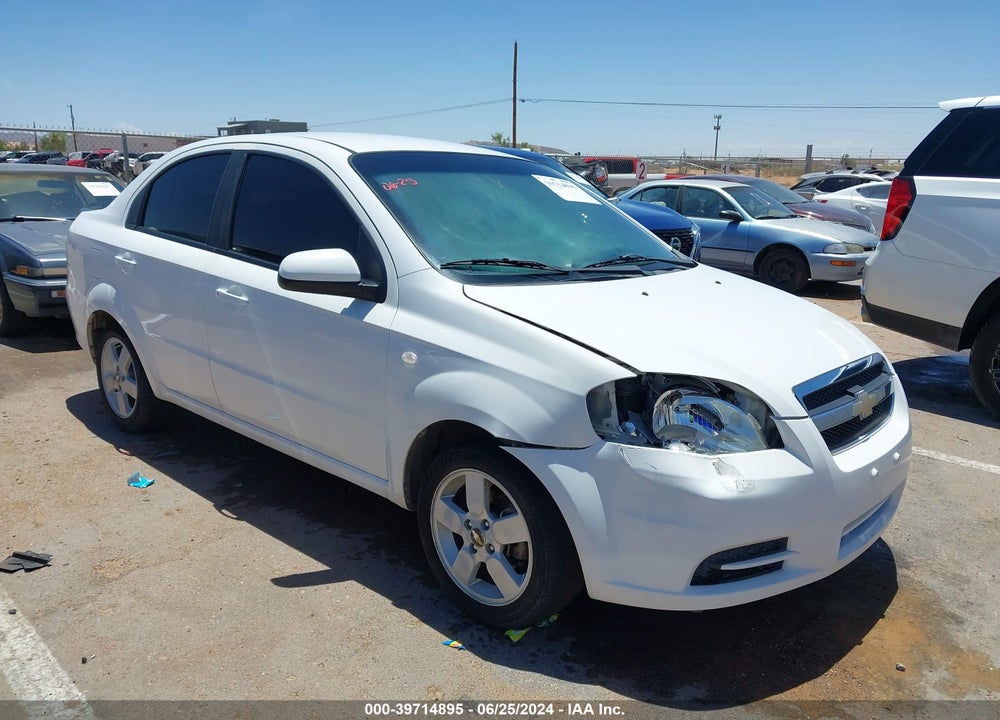 2008 CHEVROLET AVEO LS VIN: KL1TD56638B165011