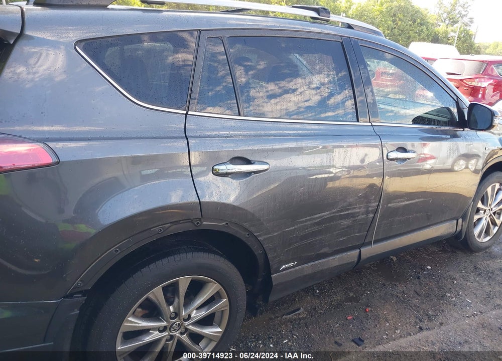 2018 TOYOTA RAV4 HYBRID LIMITED VIN: JTMDJREV6JD160384