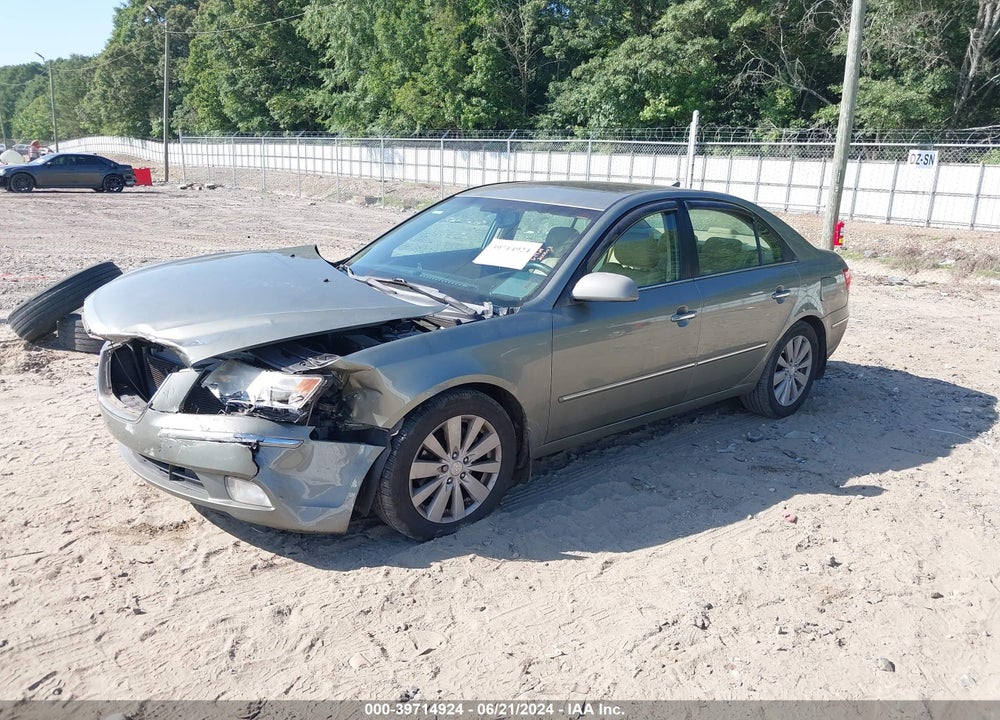 2009 HYUNDAI SONATA LIMITED V6 VIN: 5NPEU46F89H421185
