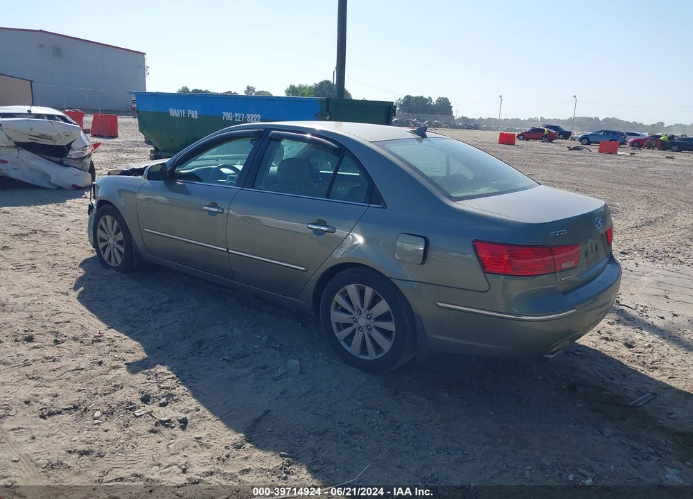 2009 HYUNDAI SONATA LIMITED V6 VIN: 5NPEU46F89H421185