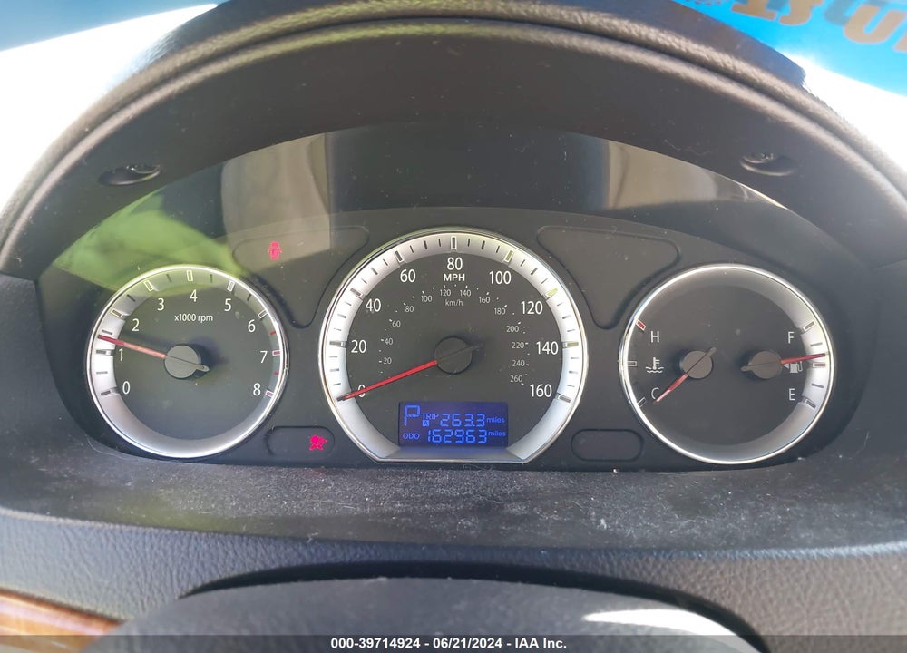 2009 HYUNDAI SONATA LIMITED V6 VIN: 5NPEU46F89H421185