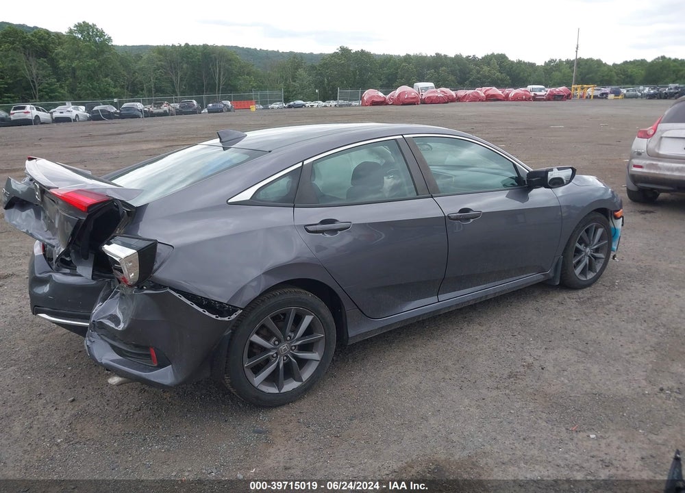 2019 HONDA CIVIC EX VIN: 19XFC1F38KE210476