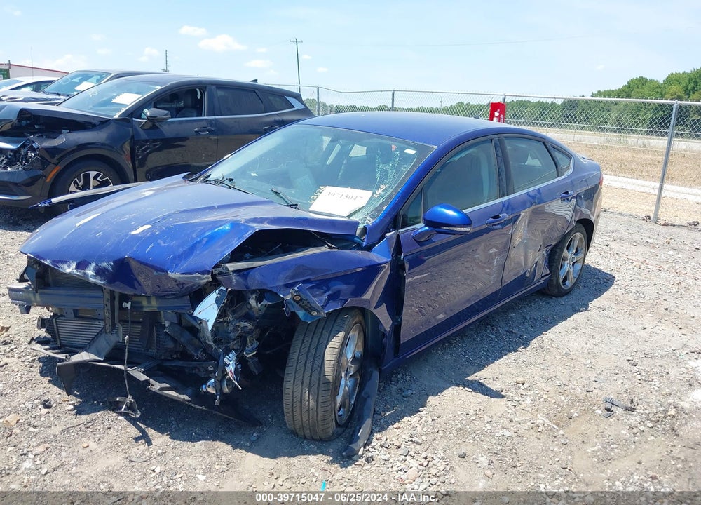2016 FORD FUSION SE VIN: 3FA6P0T91GR320413