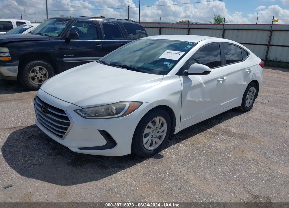 2017 HYUNDAI ELANTRA SE VIN: 5NPD74LF5HH203436