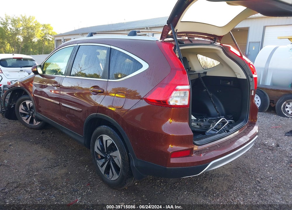 2015 HONDA CR-V TOURING VIN: 5J6RM4H94FL041979