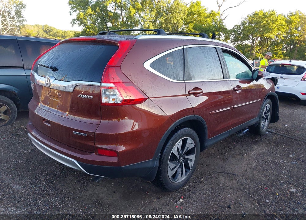 2015 HONDA CR-V TOURING VIN: 5J6RM4H94FL041979