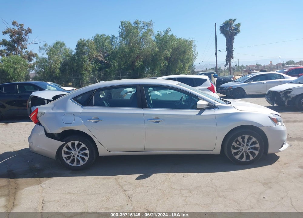 2018 NISSAN SENTRA SV VIN: 3N1AB7AP9JY297587