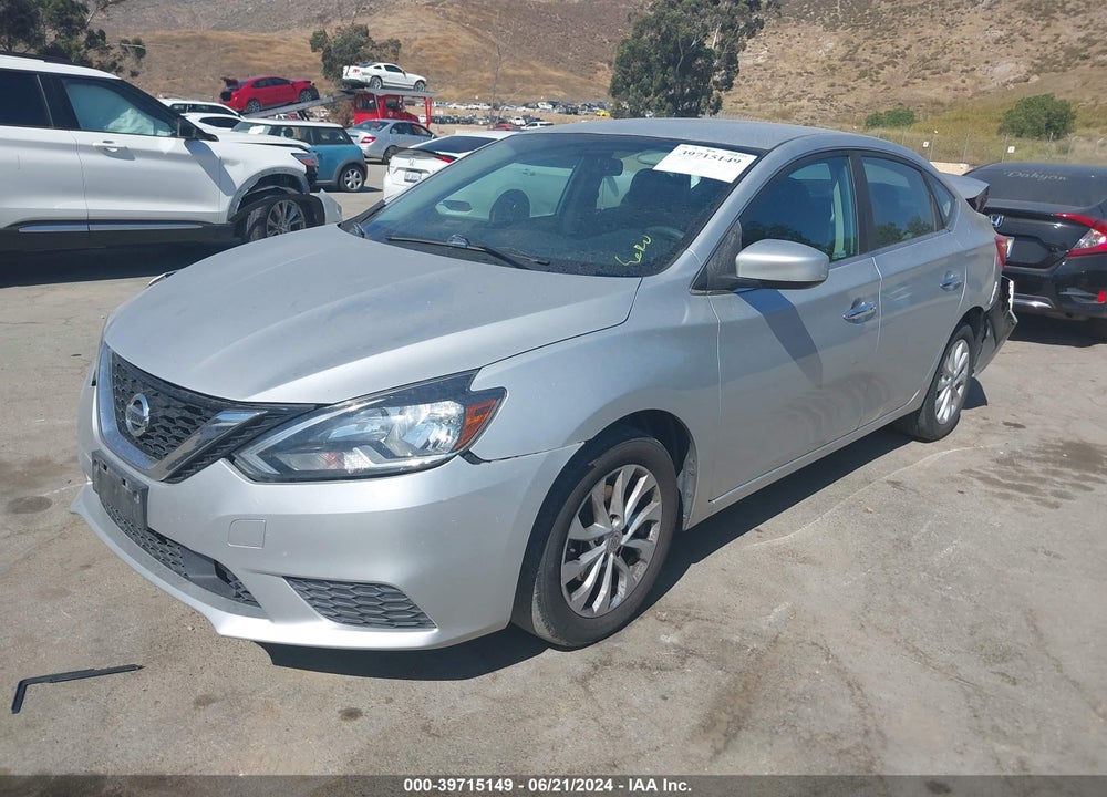 2018 NISSAN SENTRA SV VIN: 3N1AB7AP9JY297587