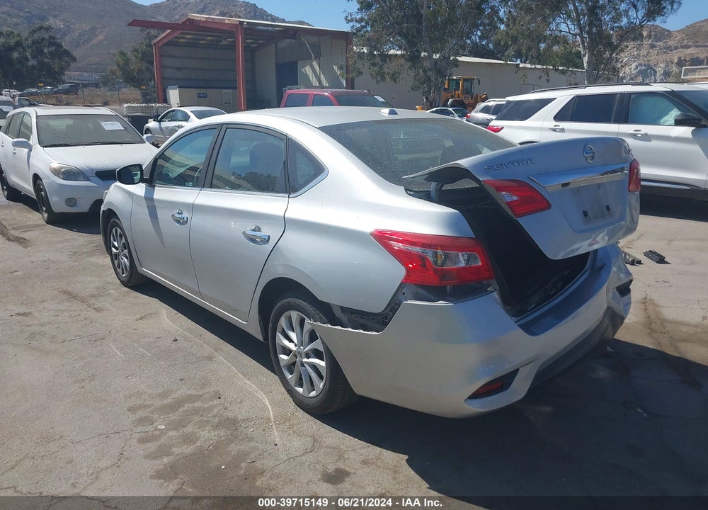 2018 NISSAN SENTRA SV VIN: 3N1AB7AP9JY297587