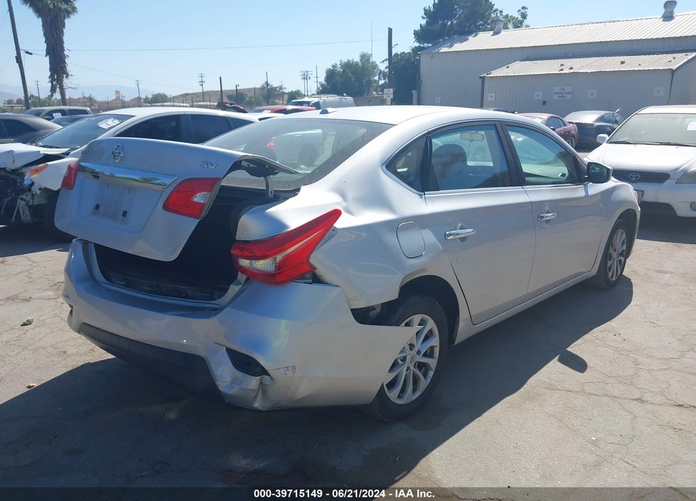 2018 NISSAN SENTRA SV VIN: 3N1AB7AP9JY297587