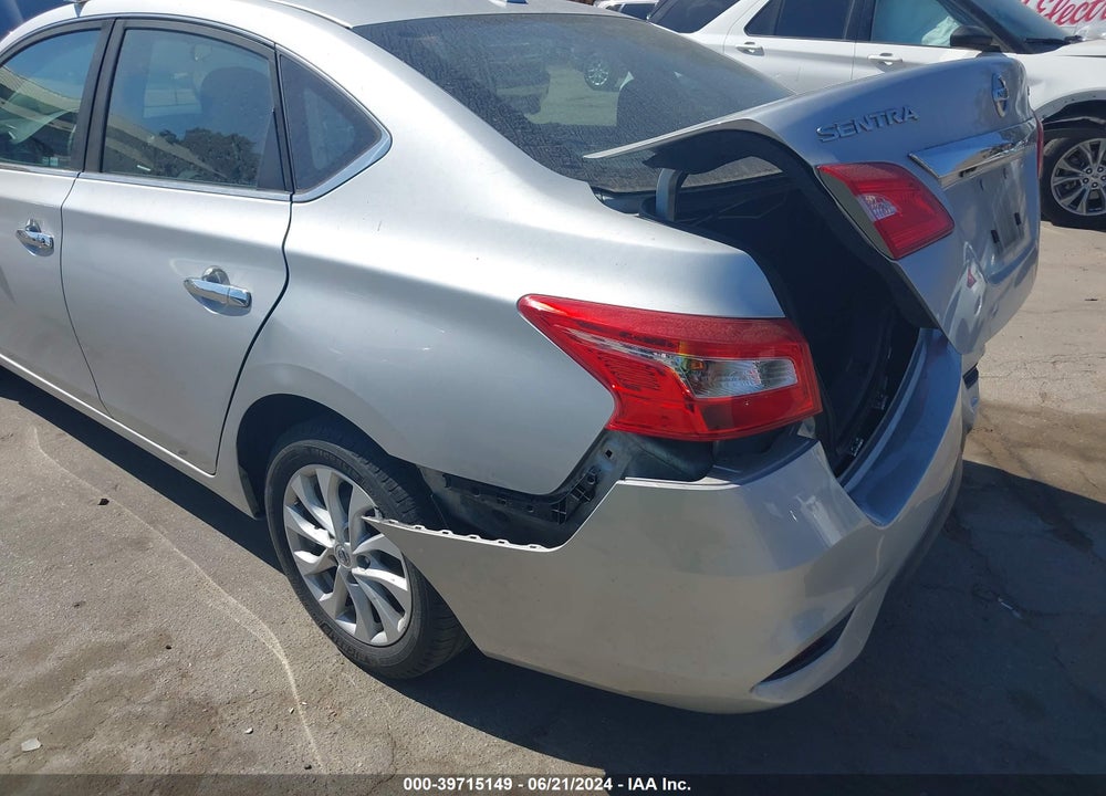 2018 NISSAN SENTRA SV VIN: 3N1AB7AP9JY297587