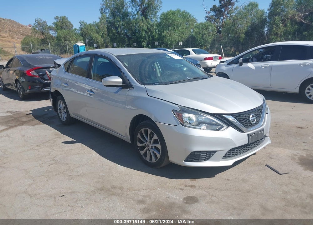 2018 NISSAN SENTRA SV VIN: 3N1AB7AP9JY297587